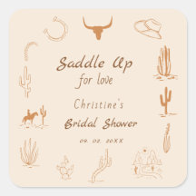 Mariage bohème western Cowboy Saddle up Enterremen