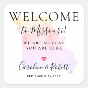 Sticker Carré Mariage Destination Bienvenue Invités Favoriser Ca