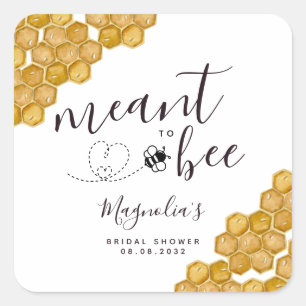Sticker Carré Mariage Prévu : Réception de Fiançailles