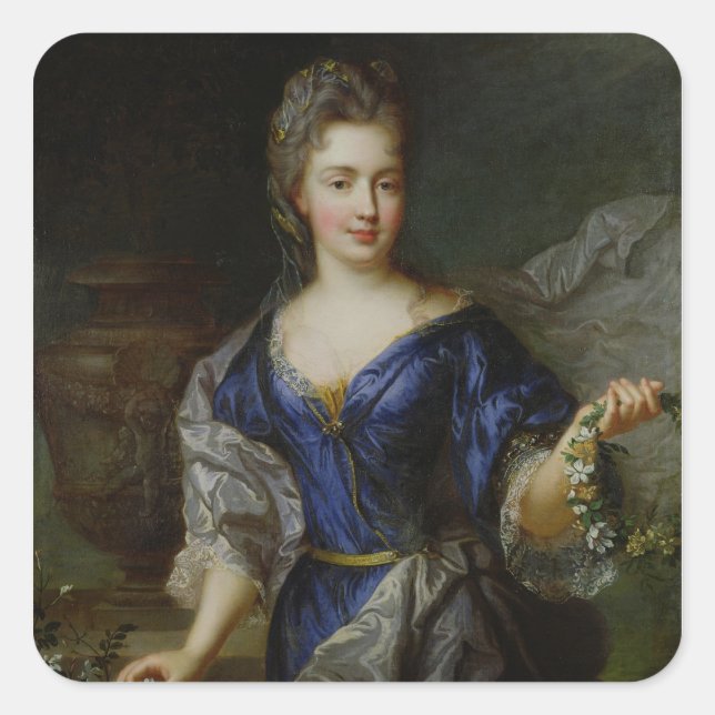 Sticker Carré Marie-Anne de Bourbon Princesse de Conti (Devant)
