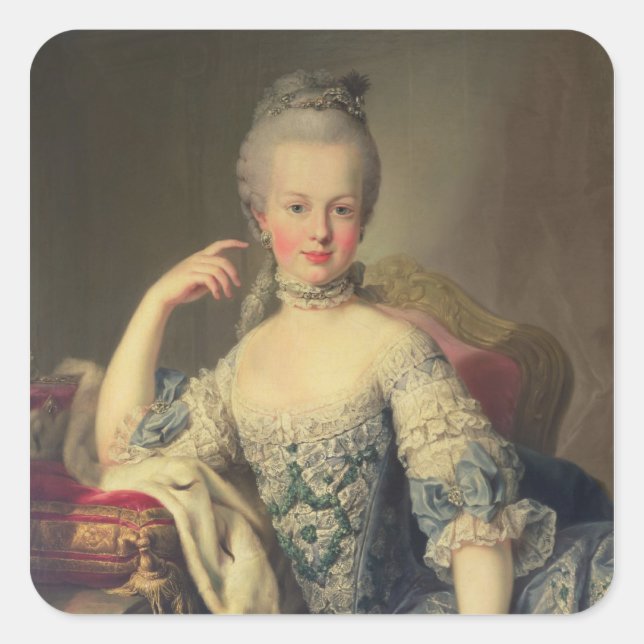 Sticker Carré Marie Antoinette (Devant)
