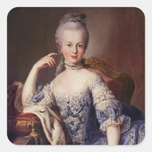 Sticker Carré Marie Antoinette