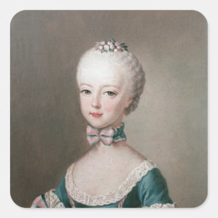 Sticker Carré Marie Antoinette