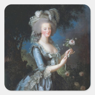 Sticker Carré Marie Antoinette