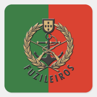Sticker Carré Marines de la marine portugaise "Fuzileiros"