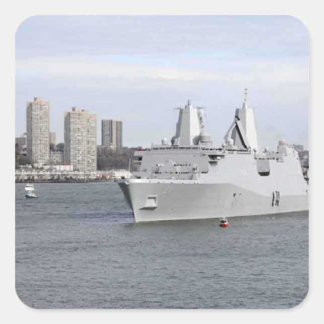 Sticker Carré Marines et navigateurs gèrent les rails (Devant)