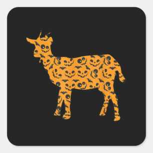 Sticker Carré Markhor Easy Halloween Costume