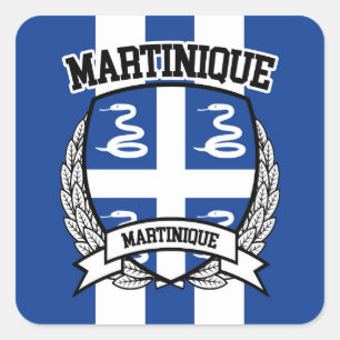 Sticker Carré Martinique