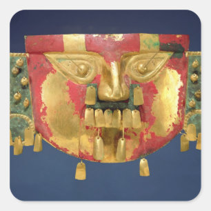 Sticker Carré Masque d'Inca