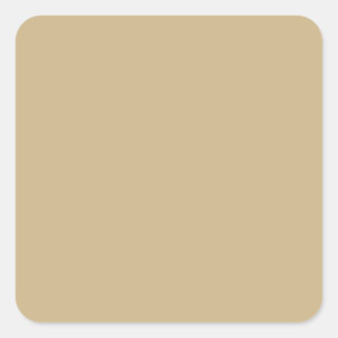 Sticker Carré Matte Gold
