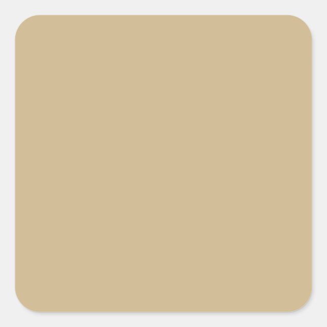 Sticker Carré Matte Gold (Devant)