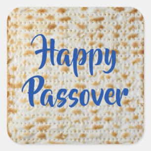 Sticker Carré Matzah heureux de pâque