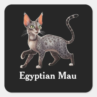 Sticker Carré Mau égyptien