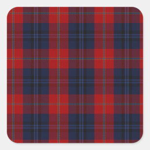 Sticker Carré McKnight Clan Tartan