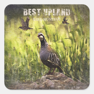 Sticker Carré Meilleure chasse aux oiseaux des hautes terres