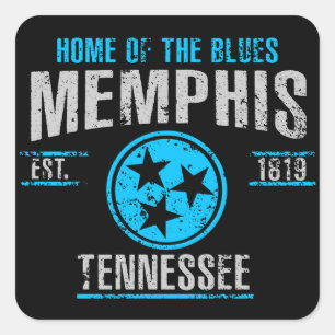 Sticker Carré Memphis