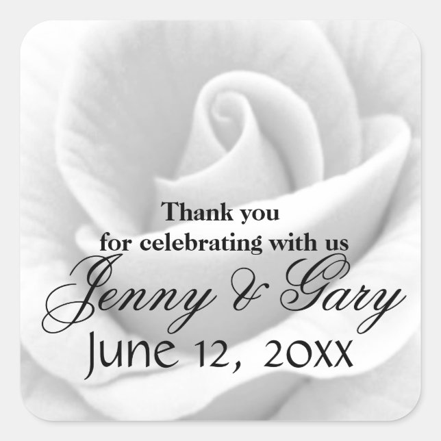 Sticker Carré Merci (Devant)