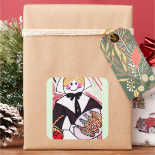 STICKER CARRÉ MERCI