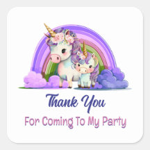 Merci Unicorne violet