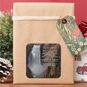 Sticker Carré Mesure du succès Inspirationnel