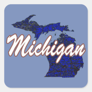 Sticker Carré Michigan