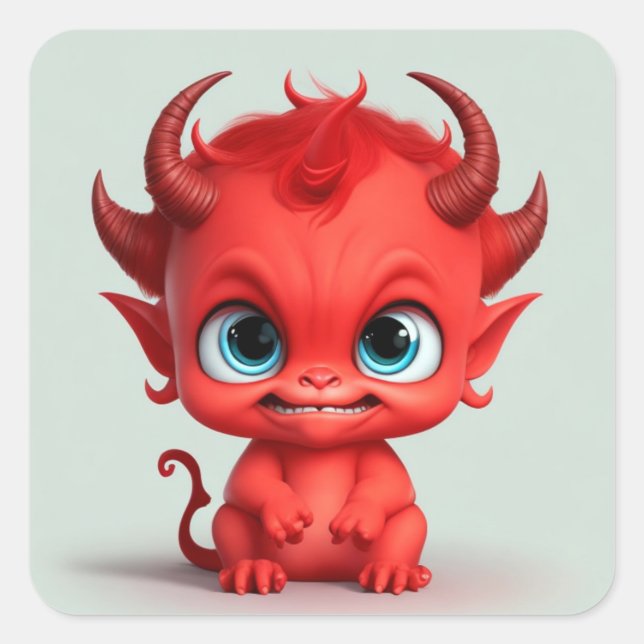 Sticker Carré Migny Baby Devil (Devant)