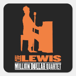 Sticker Carré Million de quartet Lewis du dollar