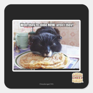 Sticker Carré Mine maintenant