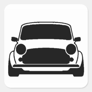 Sticker Carré Mini plat et simple