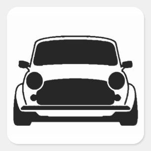 Sticker Carré Mini simple et simple