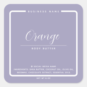 Sticker Carré Minimaliste élégant simple moderne enveloppant