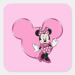 Sticker Carré Minnie