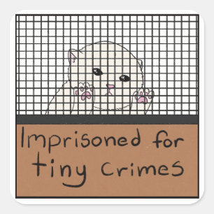 Sticker Carré Minuscules crimes