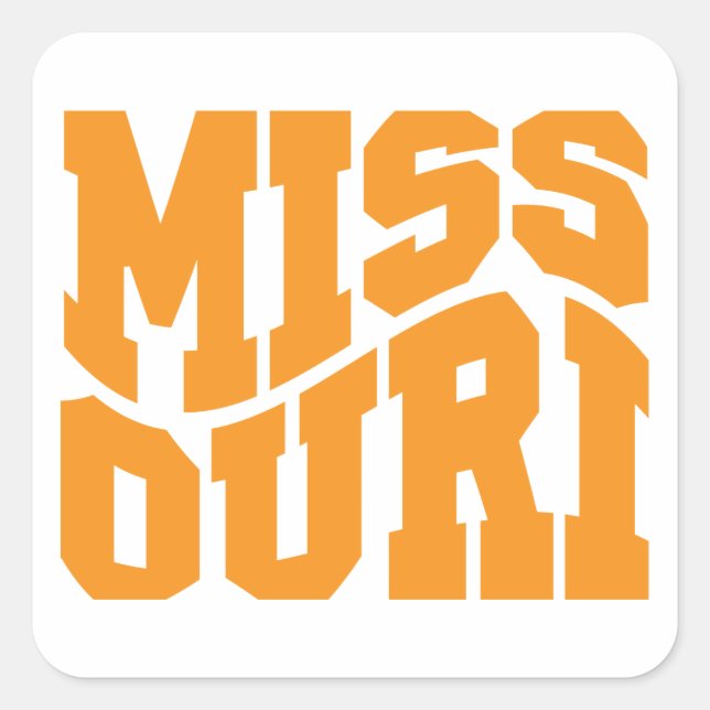 Sticker Carré Missouri (Devant)