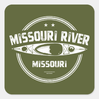 Sticker Carré Missouri River Missouri