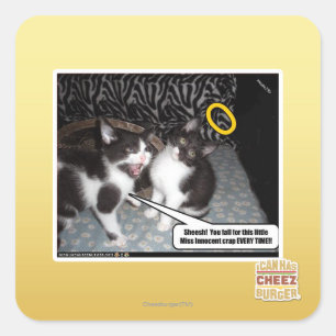 Sticker Carré Mlle Innocent