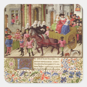 Sticker Carré Mme 2617 Theseus transforme une entrée triomphale