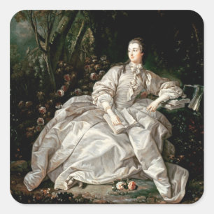 Sticker Carré Mme de Pompadour