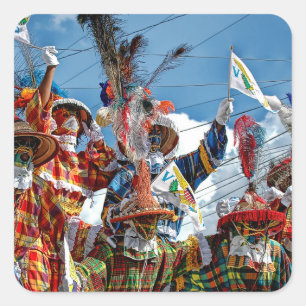 Sticker Carré Mocko Jumbies USVI