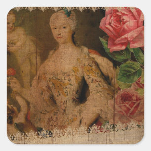 Sticker Carré Modèle