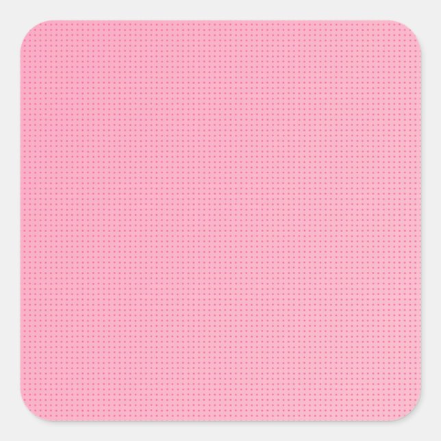 Sticker Carré Modèle blanc classique tendance rose vierge person (Devant)