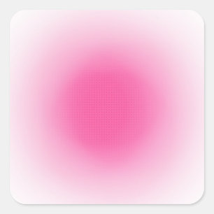 Sticker Carré Modèle Blanc Et Rose Tendance Personnalisé