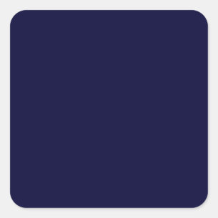 Sticker Carré Modèle bleu bleu couleur solide marine