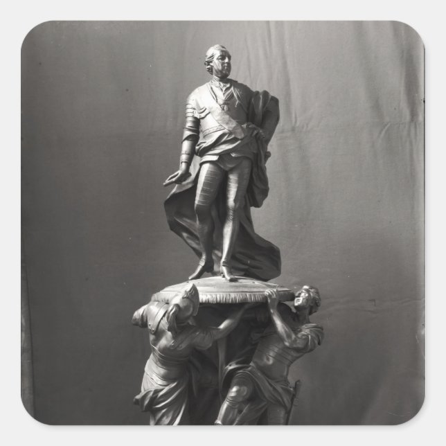 Sticker Carré Modèle pour le monument de Louis XV (Devant)