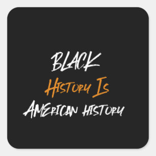 Sticker Carré Mois de l'histoire des Noirs