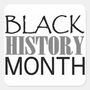 Sticker Carré Mois de l'histoire des Noirs