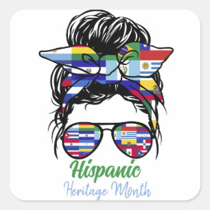 Sticker Carré Mois du patrimoine hispanique