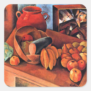 Sticker Carré Moise Kisling, Nature morte aux fruits,