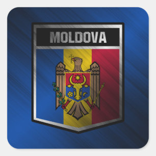 Sticker Carré Moldavie