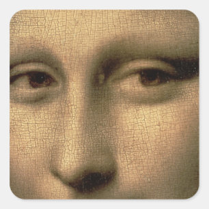 Sticker Carré Mona Lisa, c.1503-6